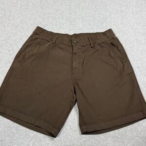 Bear Bottom Mens Size L 7" Brown Shorts